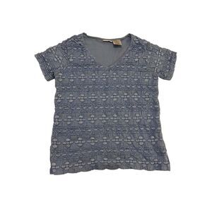 East 5th Petite Lace T Shirt Fairycore Preppy Summer Coastal Beach Coquette